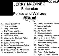 Jerry Mazanec - Jerry Mazanec Bohemian Polkas & Waltzes