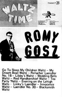 Romy Gosz and his Orchestra - Vol 10 Waltz Time Recorded 1961