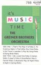 Greiner Bros Orchestra - Vol 5 Its Music Time Re-Issued of Northland 2020
