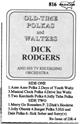 Dick Rodgers and his TV Recording Orchestra - Vol 8 Old Time Polkas & Waltzs Dr 4