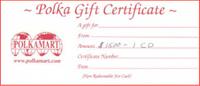 Gift Certificate - $15.00 Value Polka Gift Certificate